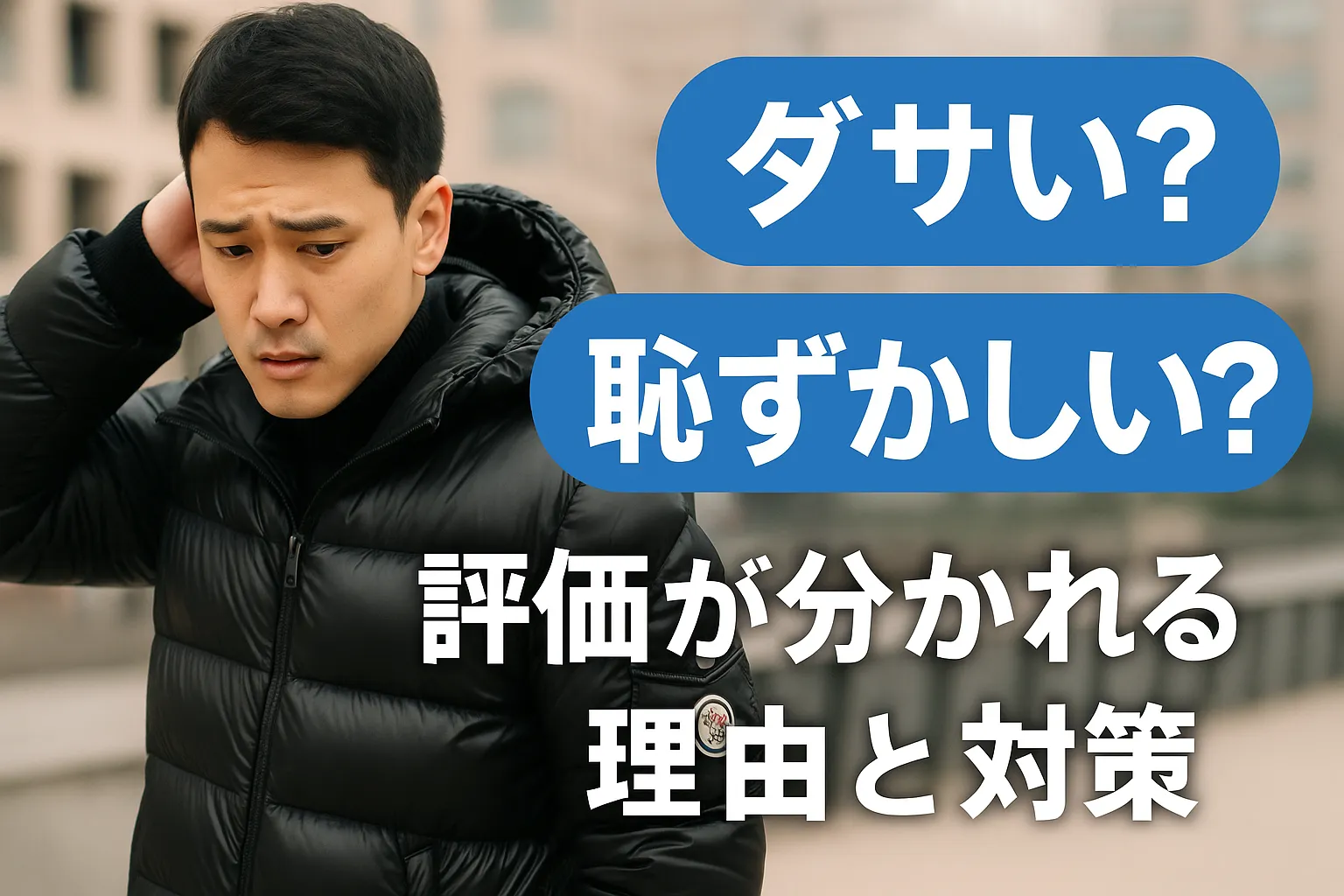 5. ダサい？恥ずかしい？評価が分かれる理由と対策.webp