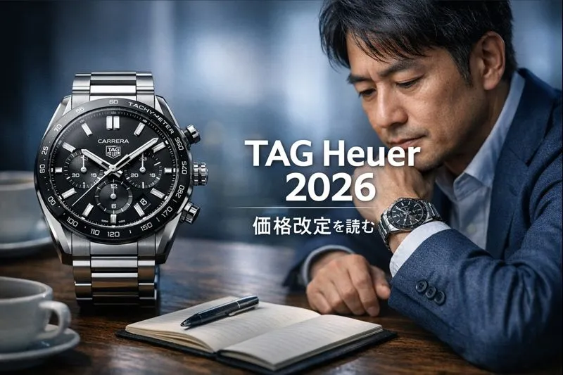 タグ・ホイヤー 値上げ 2026｜価格はどこまで上がる？上昇率予測・改定が起きる背景・今後価格動向・影響範囲から考える“今買うべきか待つべきか”の判断ガイド
