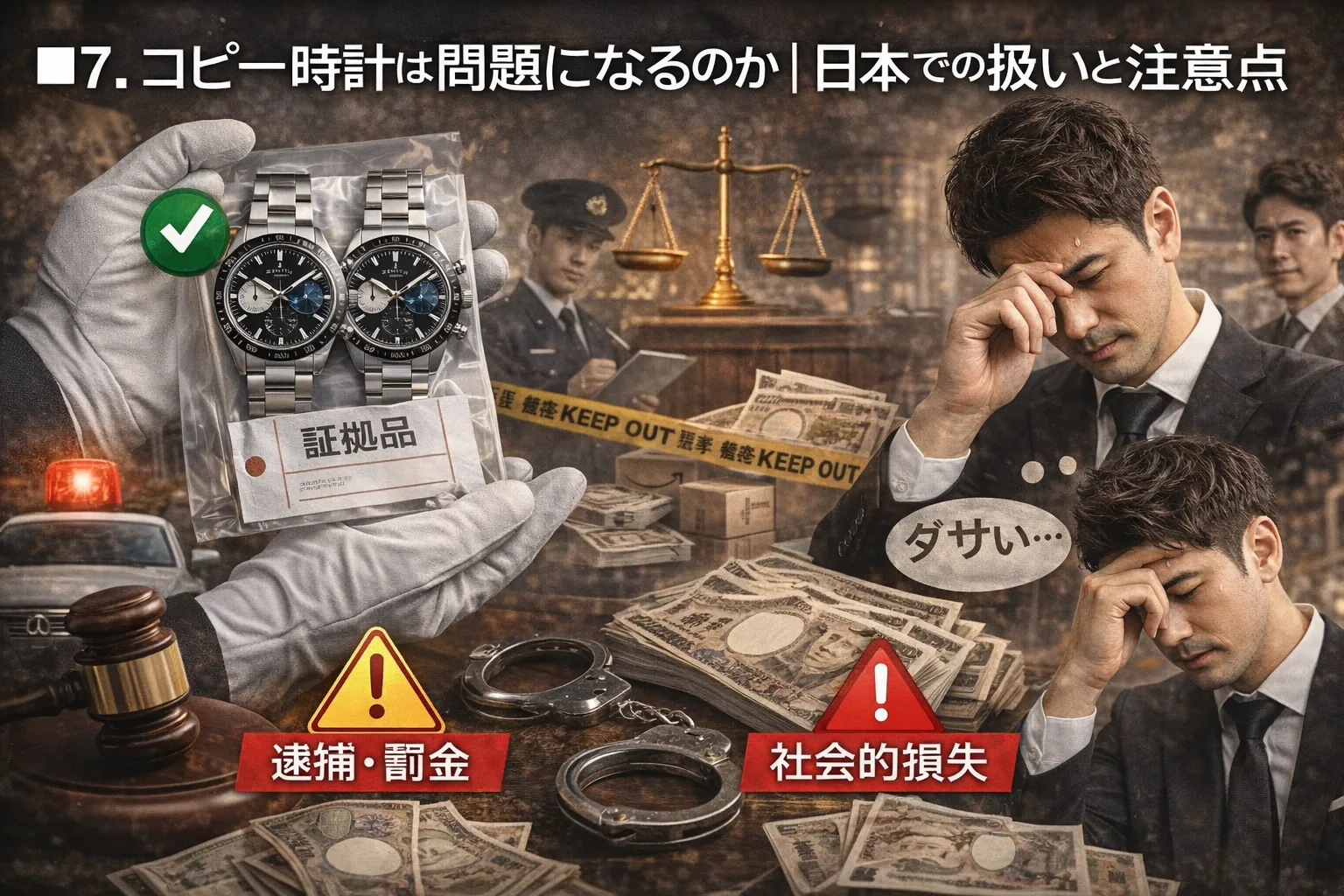 7. コピー時計は問題になるのか｜日本での扱いと注意点.webp