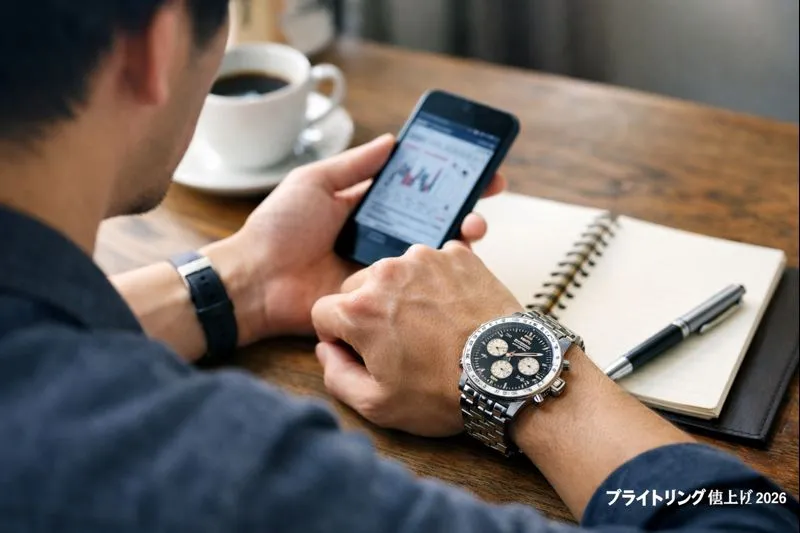 ブライトリング 値上げ 2026｜価格はどこまで上がる？ 過去の値上げ傾向・想定上昇率・市場評価から考える “購入か見送りか”の最適判断タイミング