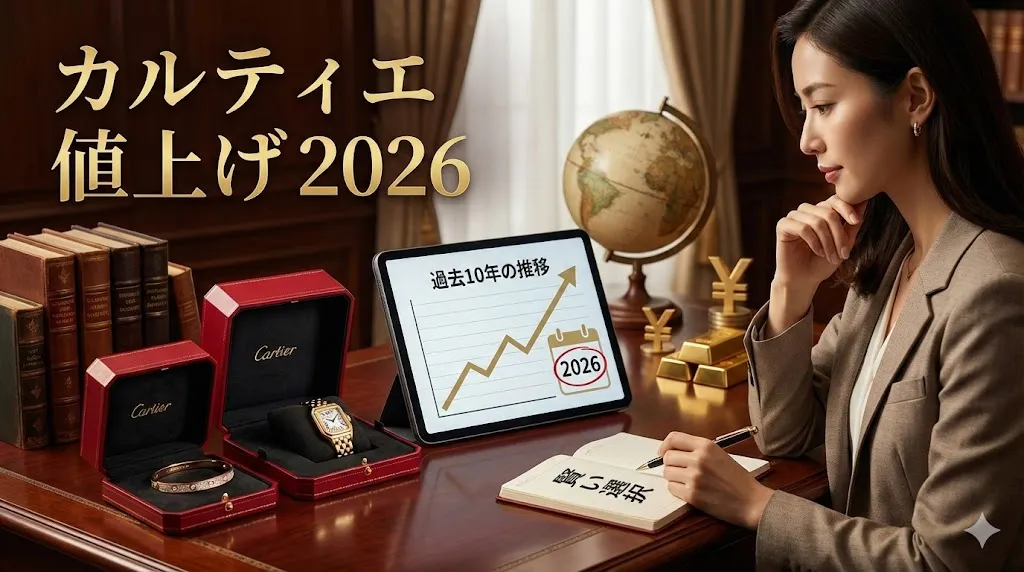 カルティエ 値上げ 2026｜次はいつ？過去10年の推移から読む価格改定と賢い選択肢