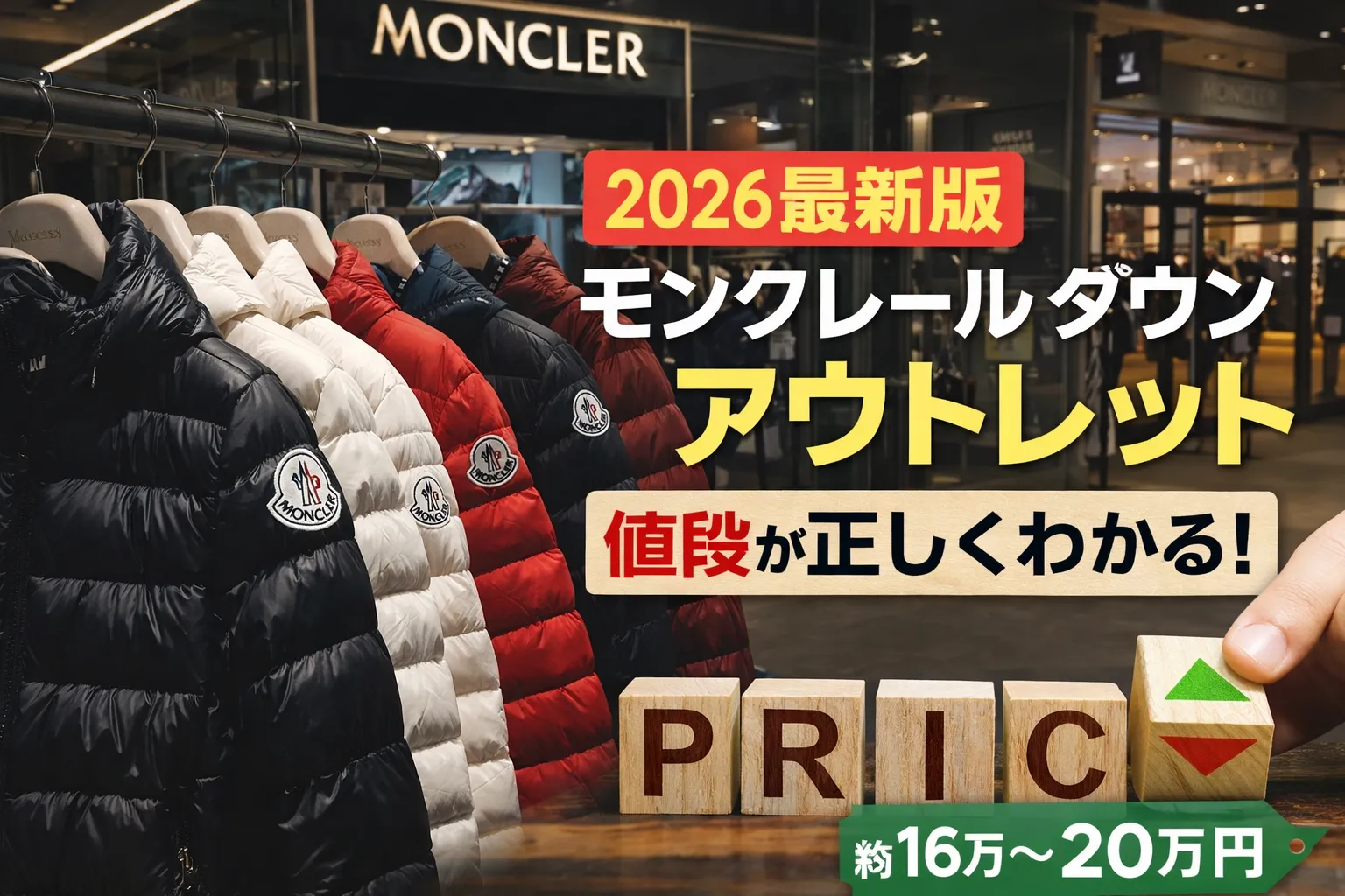 【2026最新版】モンクレール ダウン アウトレットの値段を正しく知る｜価格相場・店舗事情・長く後悔しない選び方