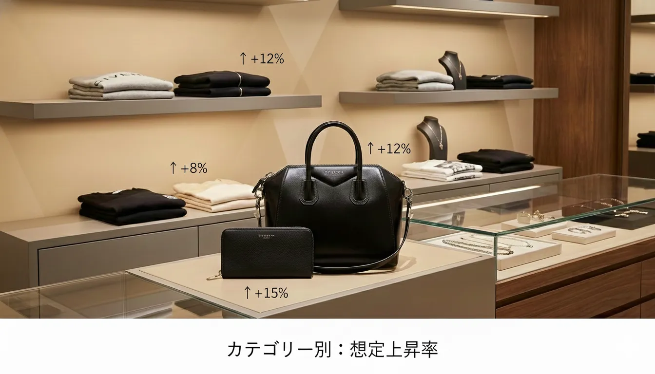 4. カテゴリー別：想定上昇率と影響を受けやすい商品.webp