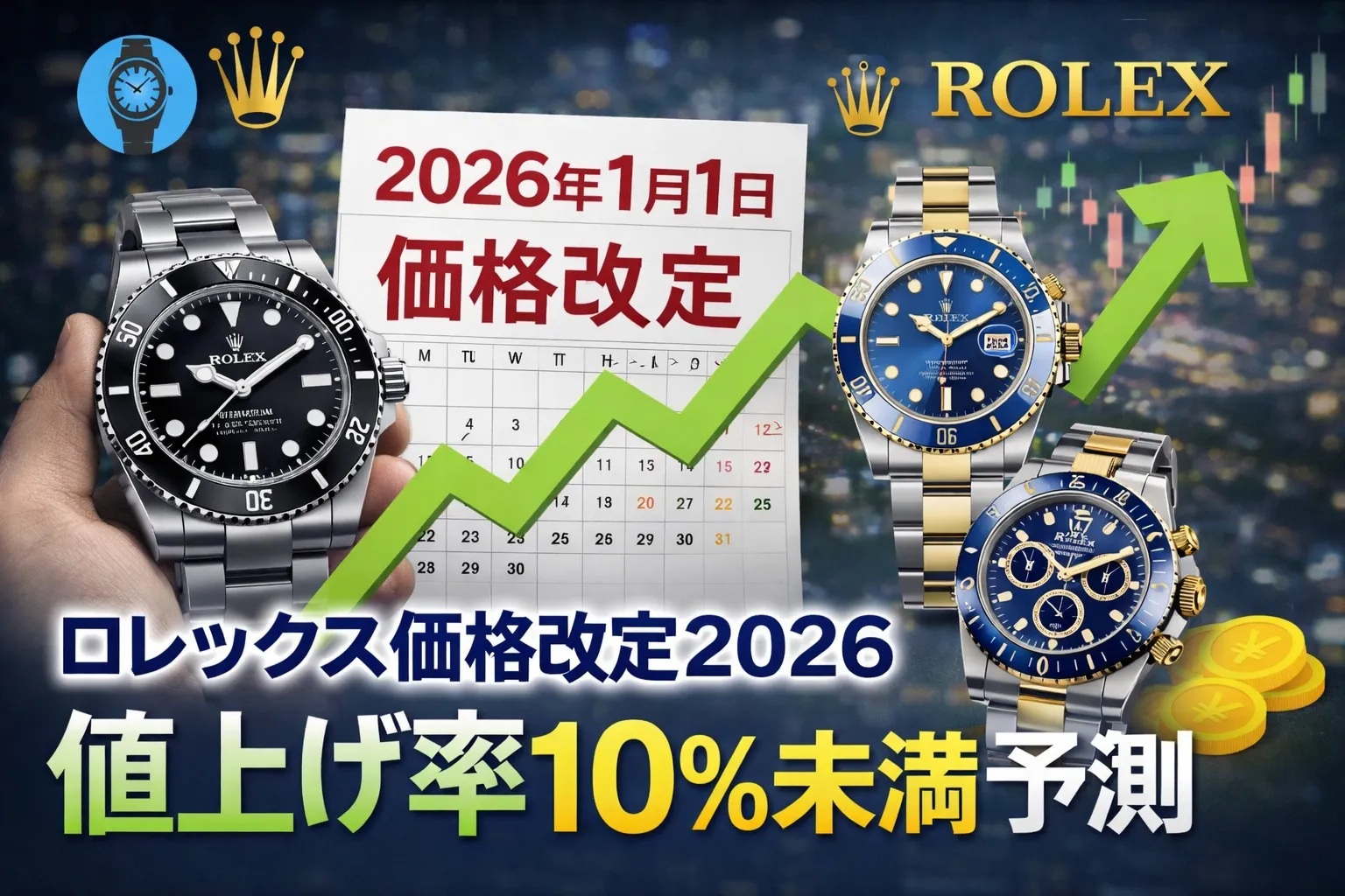 1. ロレックス価格改定2026の結論｜いつ・どの程度上がるのか.webp