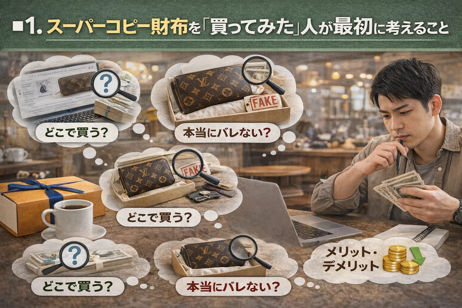1. スーパーコピー財布を「買ってみた」人が最初に考えること.webp