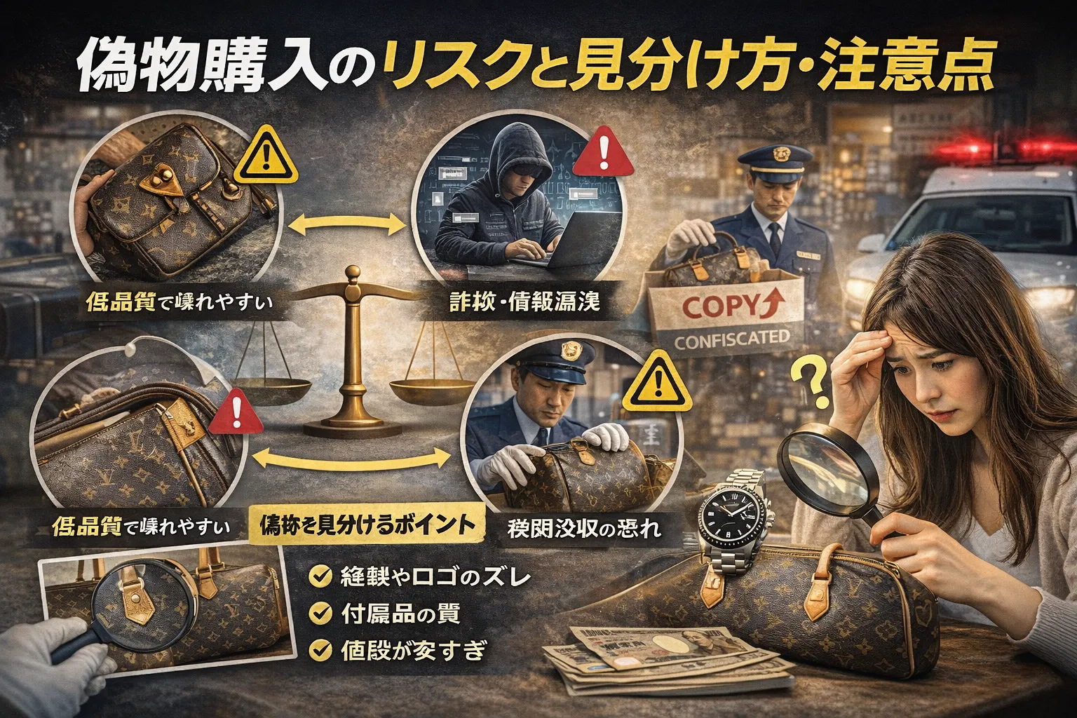 6. 偽物購入のリスクと見分け方・注意点.webp