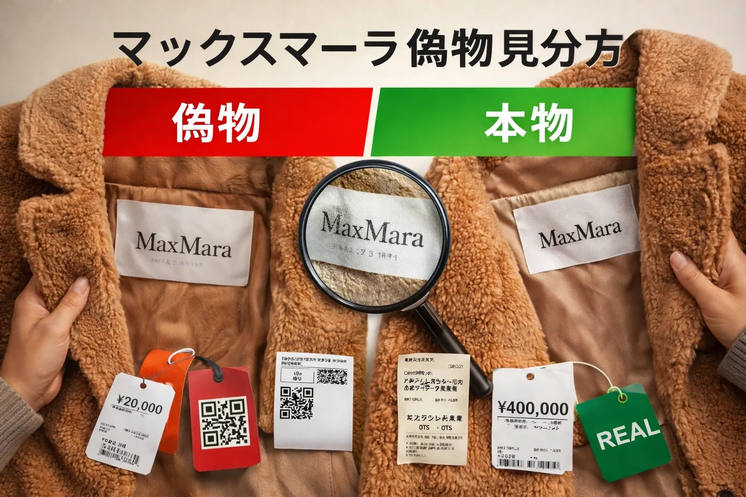 【完全版】マックスマーラ正規品と偽物の見分け方：タグ・QRコード・製造国で徹底解説