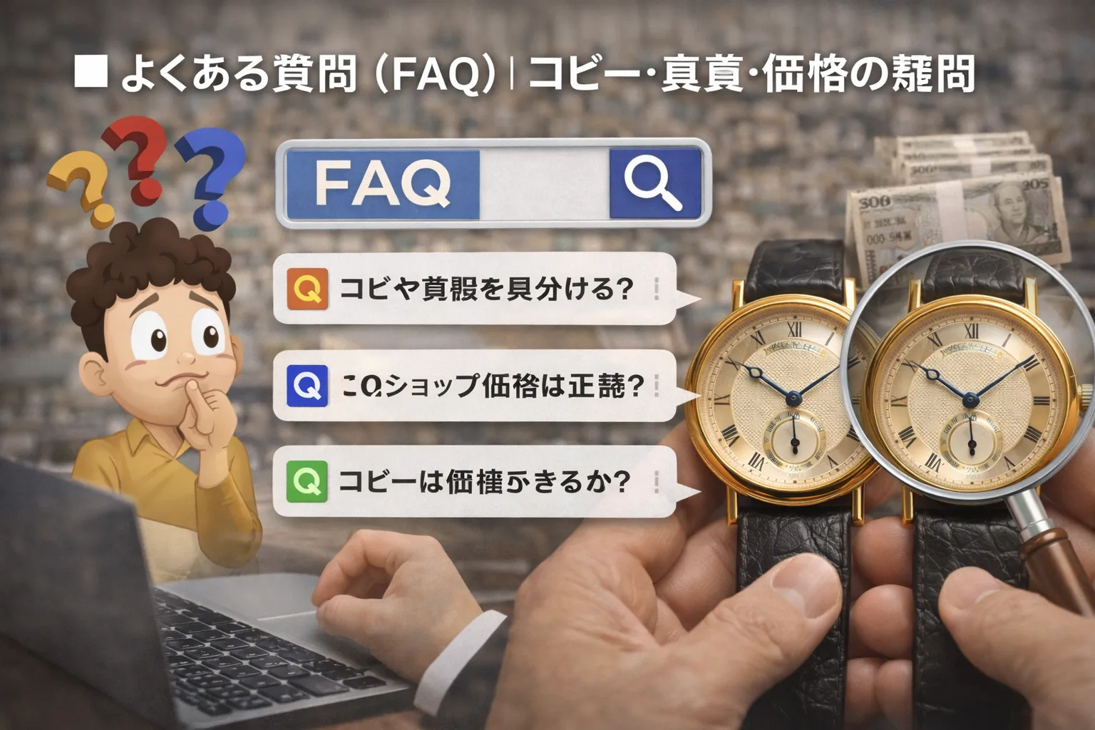 9. よくある質問（FAQ）｜コピー・真贋・価格の疑問.webp