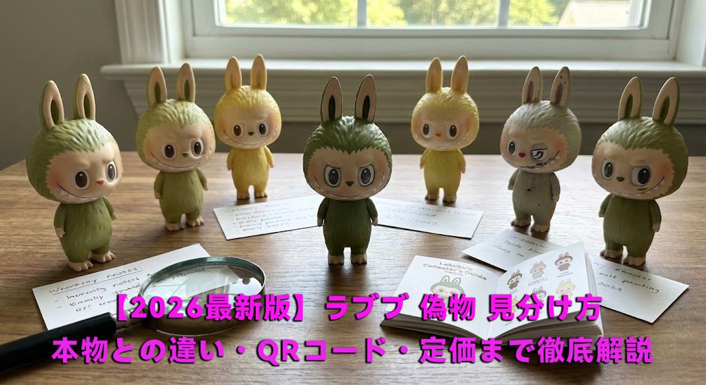【2026最新版】ラブブ 偽物 見分け方｜本物との違い・QRコード・定価まで徹底解説