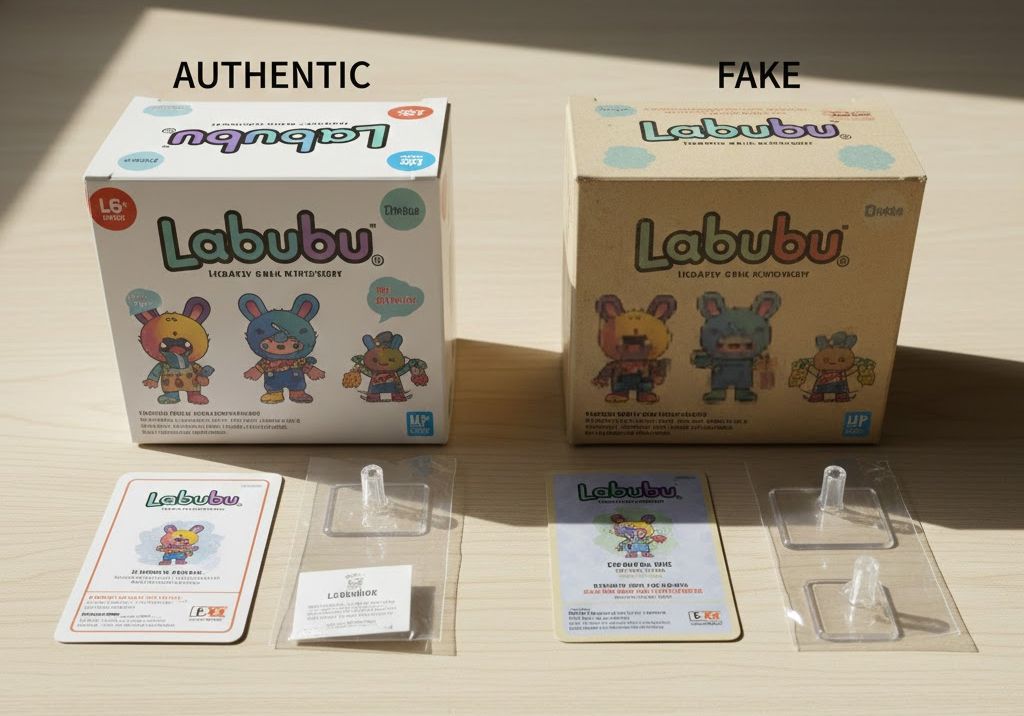 ラブブ 偽物 見分け方