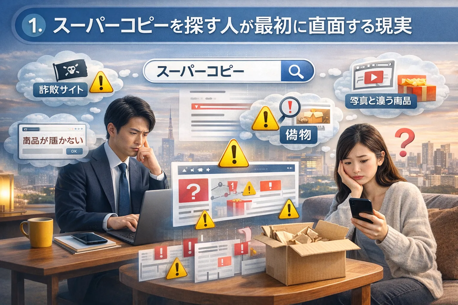 1. スーパーコピーを探す人が最初に直面する現実.webp