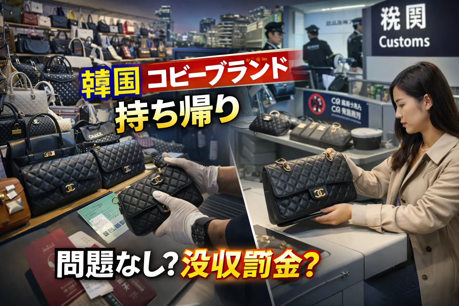 韓国で購入したコピーブランドは日本に持ち帰れるのか｜税関・法律・現実的判断を整理する完全ガイド【2026年版】
