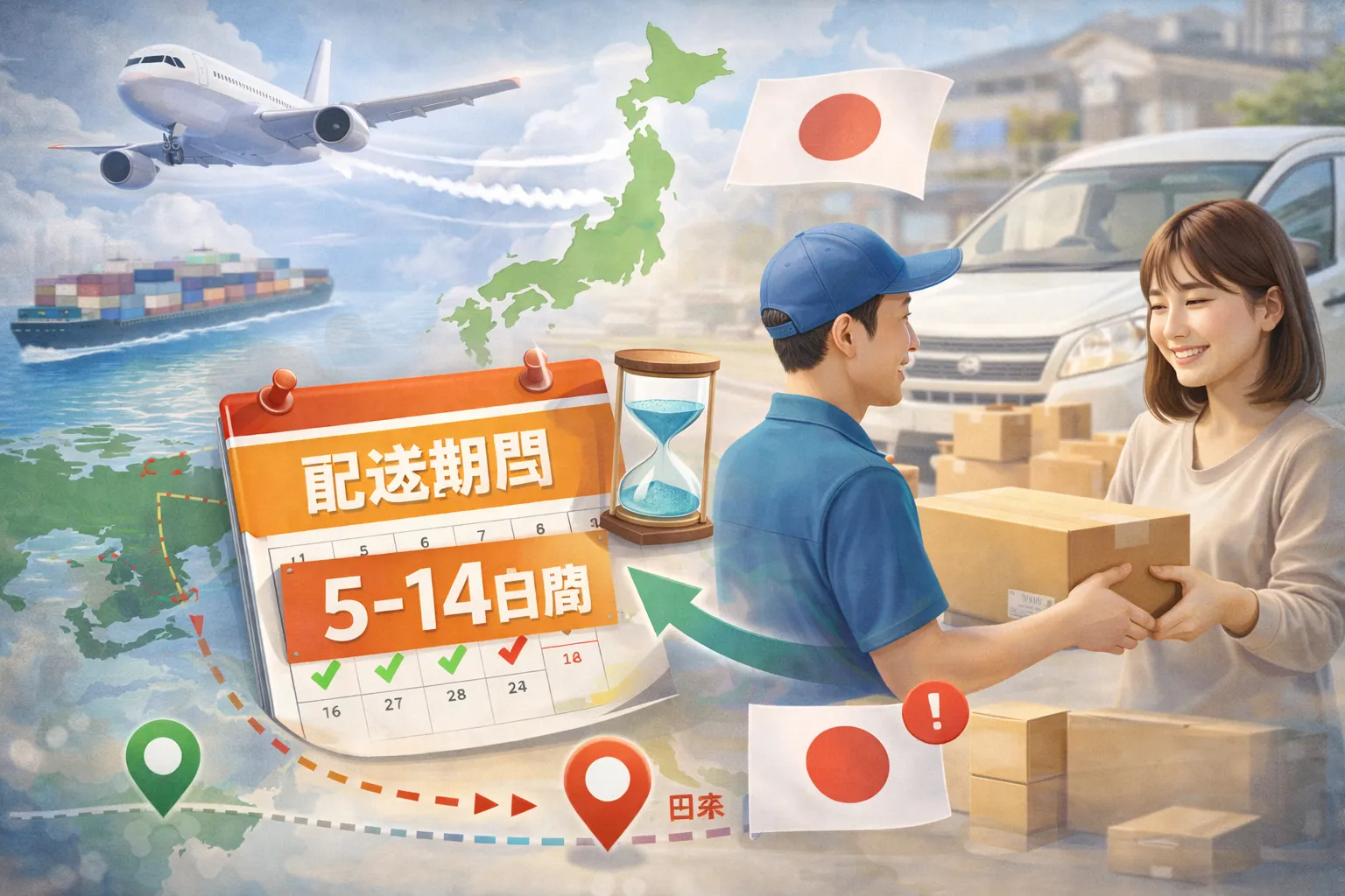 4. 到着までにかかった日数と配送の実態.webp