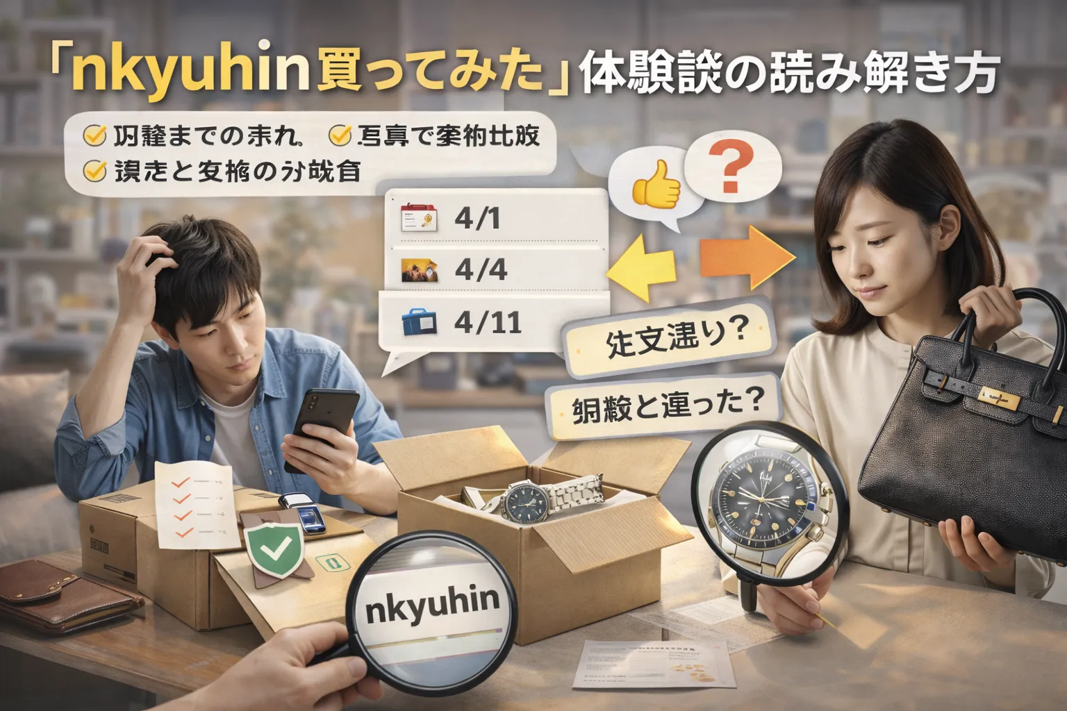 3. 「nkyuhin買ってみた」体験談の読み解き方.webp