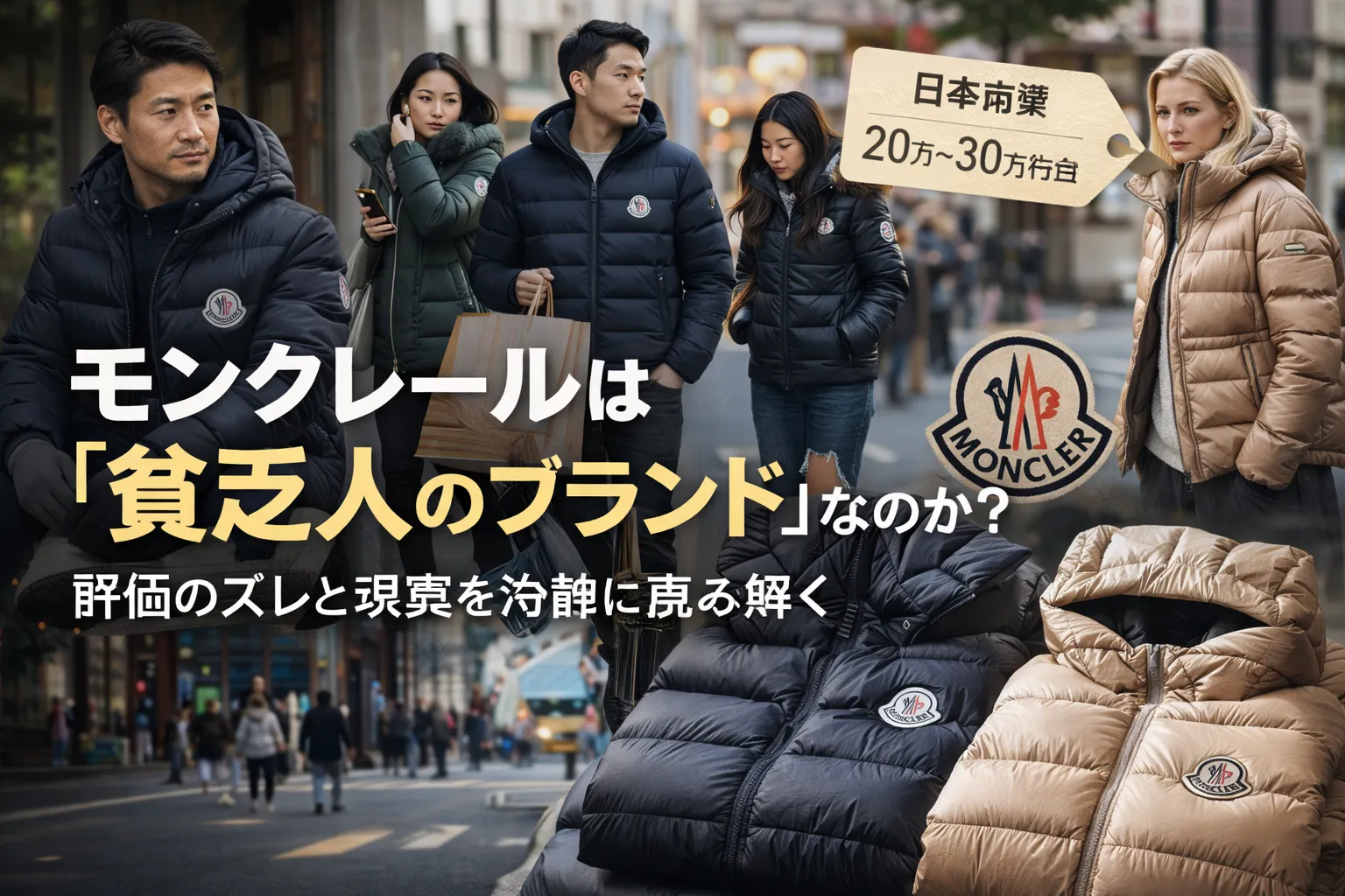 モンクレールは本当に「貧乏人のブランド」なのか？日本で生まれた違和感と評価のズレを丁寧に読み解く