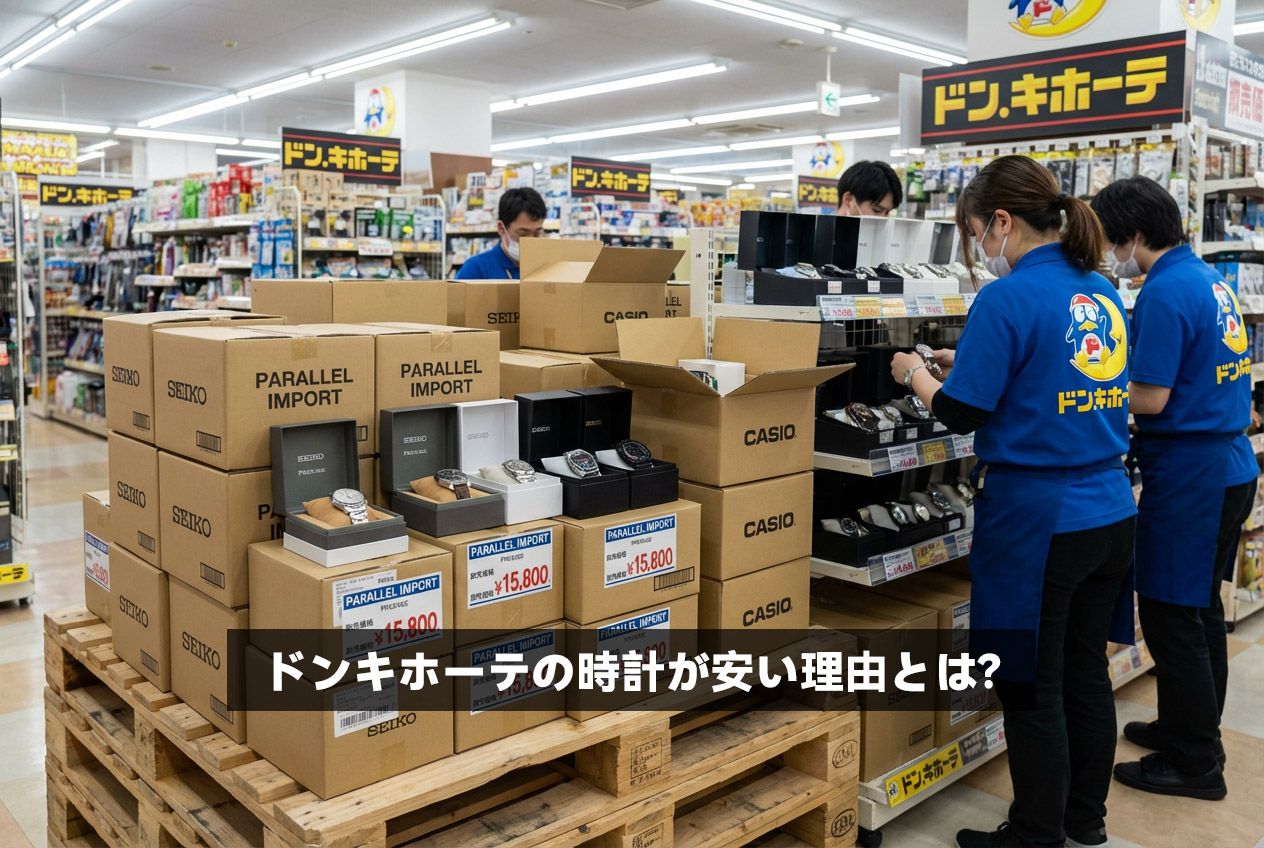 ドンキホーテの時計が安い理由とは？