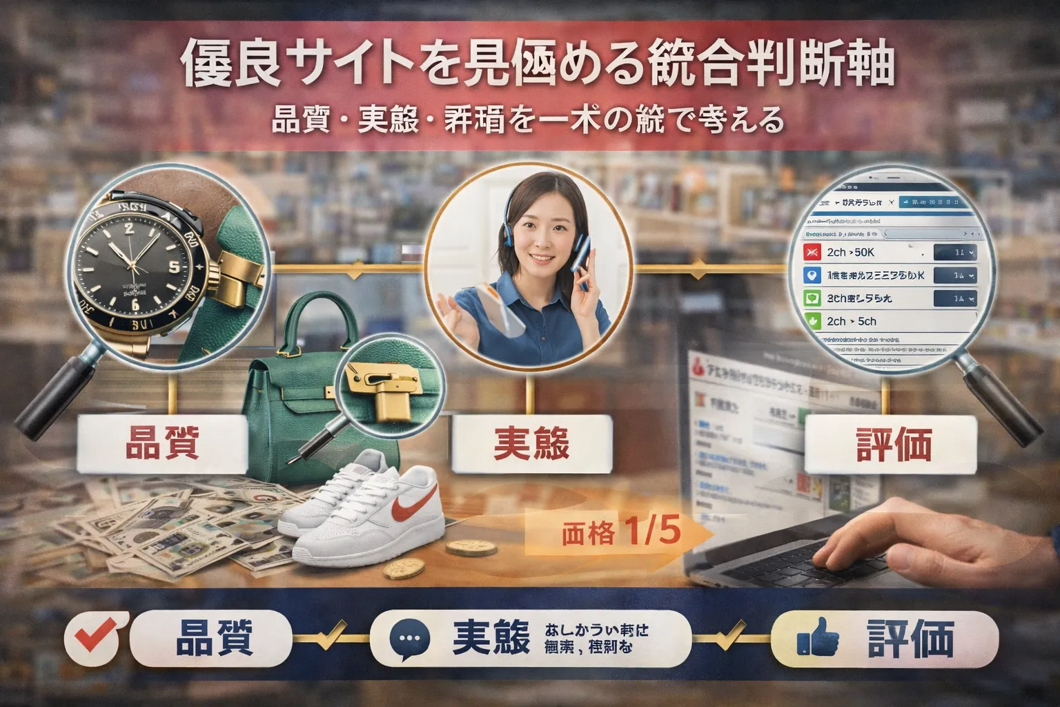 3. 優良サイトを見極める統合判断軸｜品質・実態・評価を一本の線で考える」が求められているのか.webp