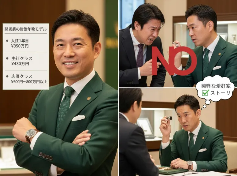 5. 舞台裏のプロフェッショナル：販売員の視点と待遇、選別の基準.webp