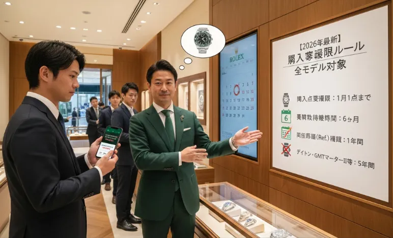 1. 正規店購入の新秩序：2026年現在の「全モデル制限」とルールの全貌.webp