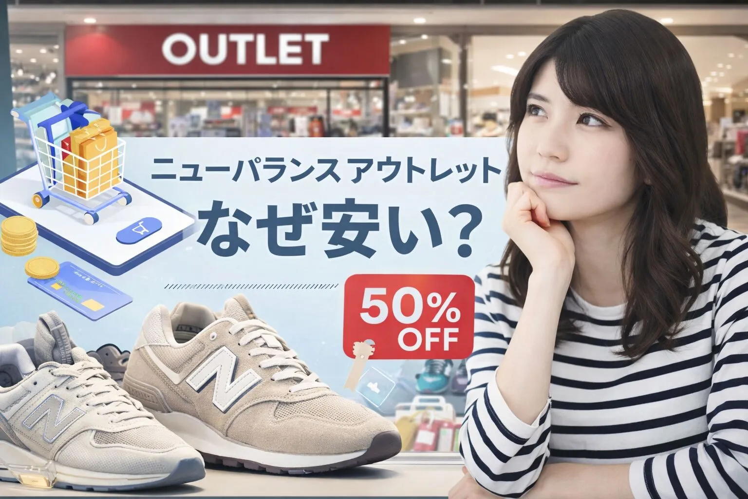 ニューバランスのアウトレットはなぜ安い？価格の裏側・正規品との違い・賢い選び方を一度で理解