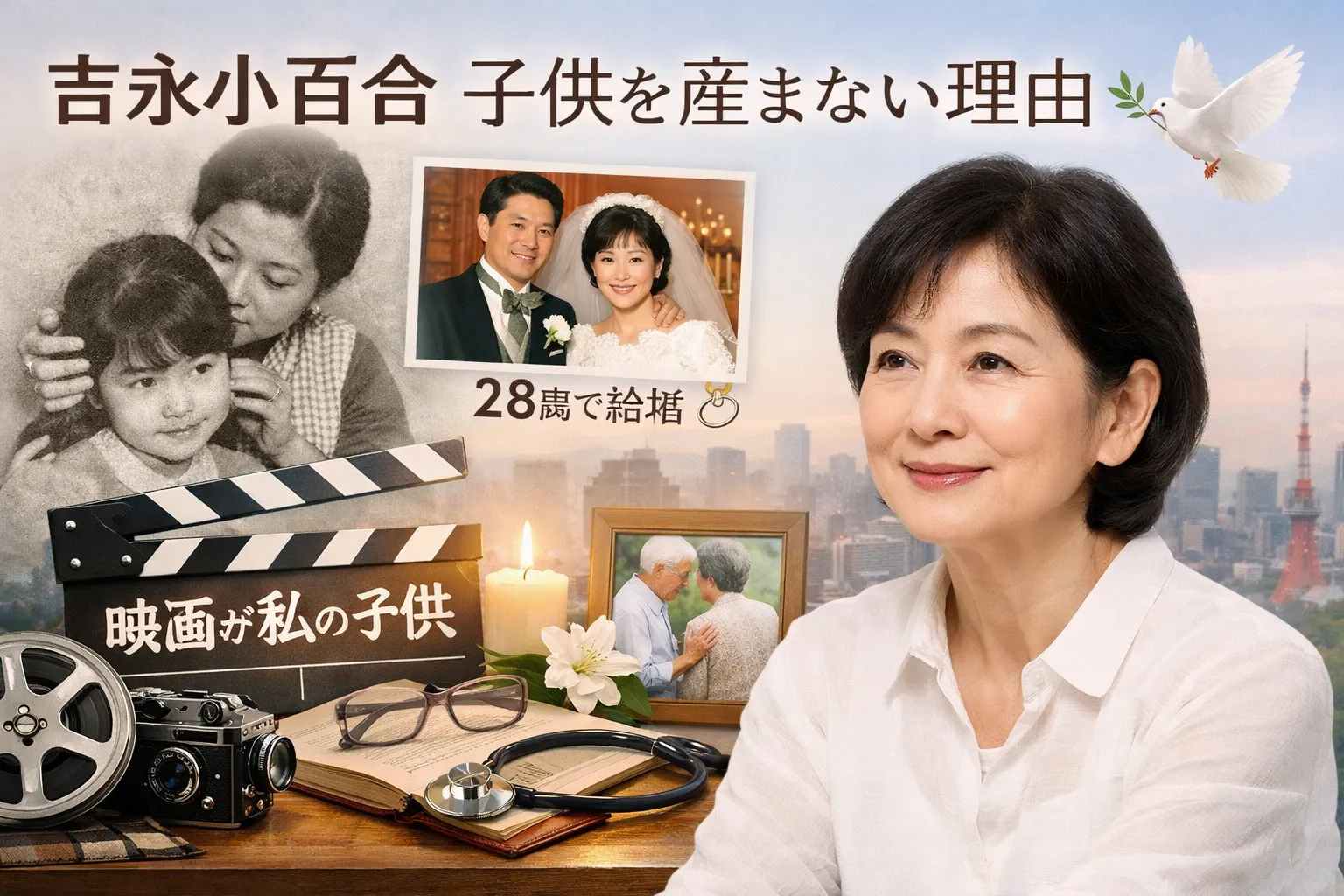 吉永小百合が子供を産まなかった理由をめぐって｜人生・結婚・家族から読み解く静かな選択