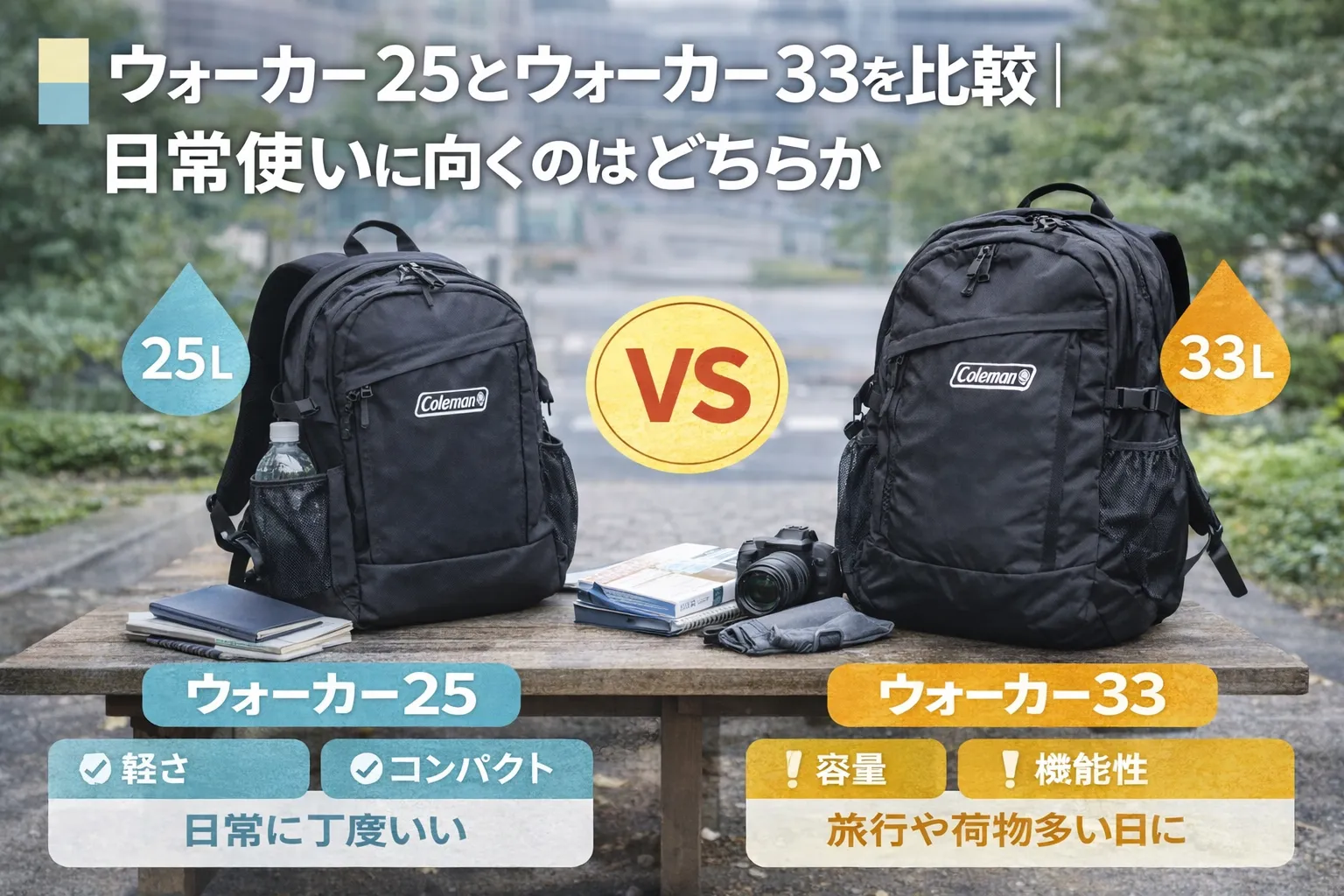 6. ウォーカー25とウォーカー33を比較｜日常使いに向くのはどちらか.webp