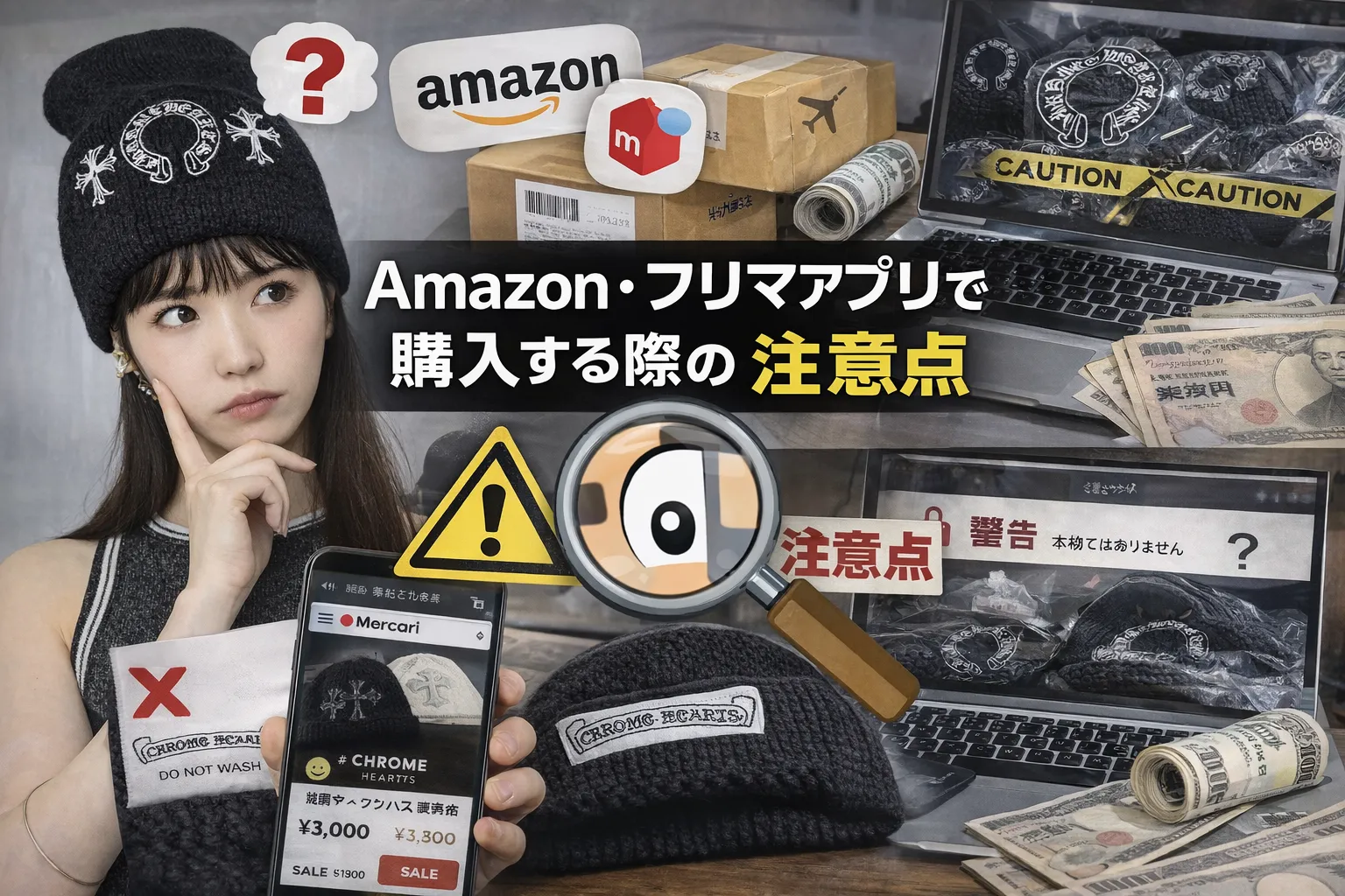 6. Amazon・フリマアプリで購入する際の注意点.webp