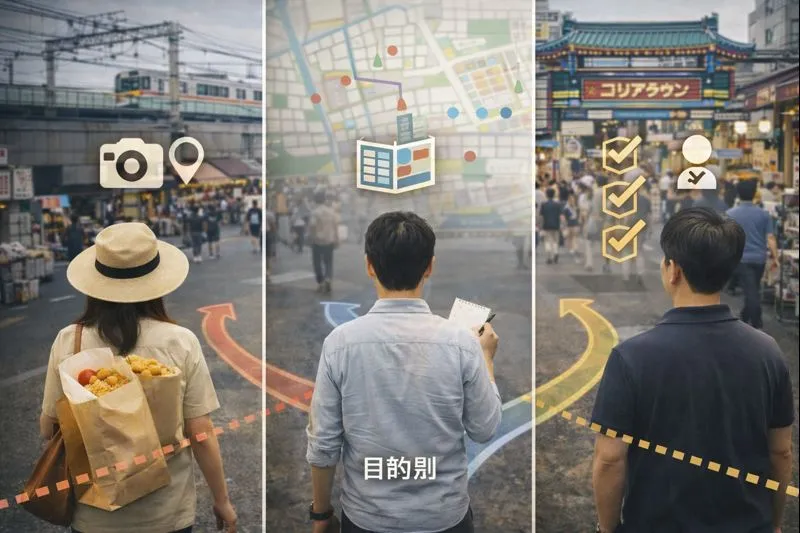 目的別に考える鶴橋の向き合い方｜観光・情報収集・比較視点.webp