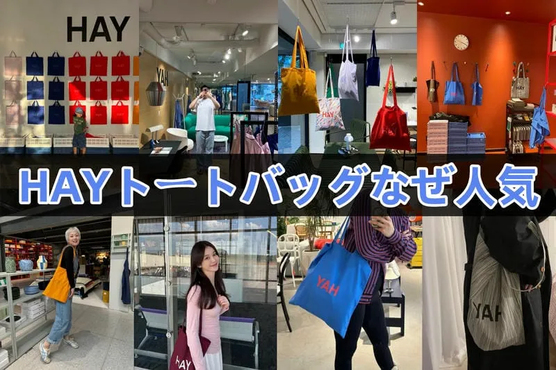 【HAYトートバッグなぜ人気？】40代にもおすすめの理由と偽物の見分け方｜芸能人愛用＆人気カラーも紹介