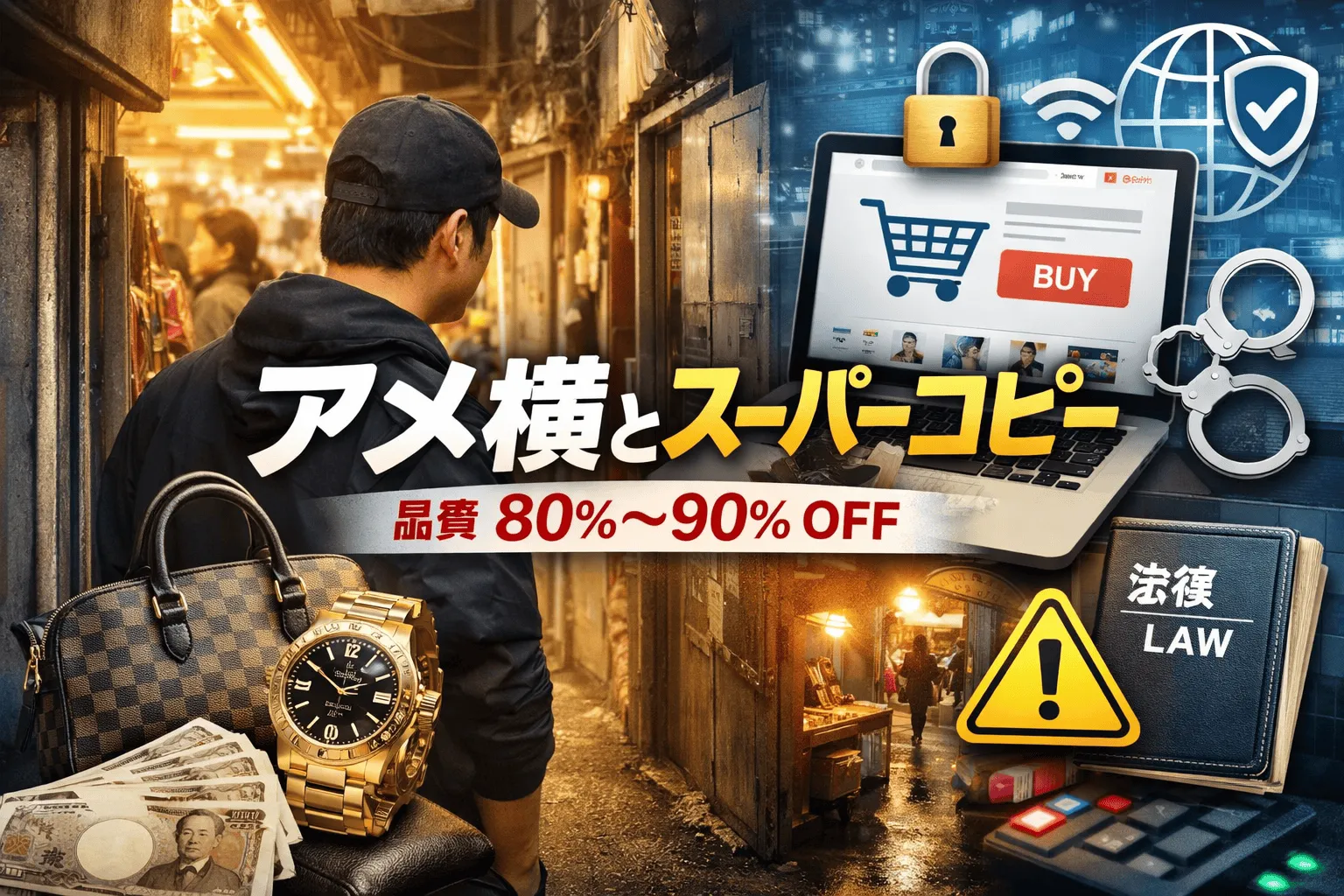 アメ横でスーパーコピーは買えるのか？現地の実情・価格・リスクと後悔しない選択肢