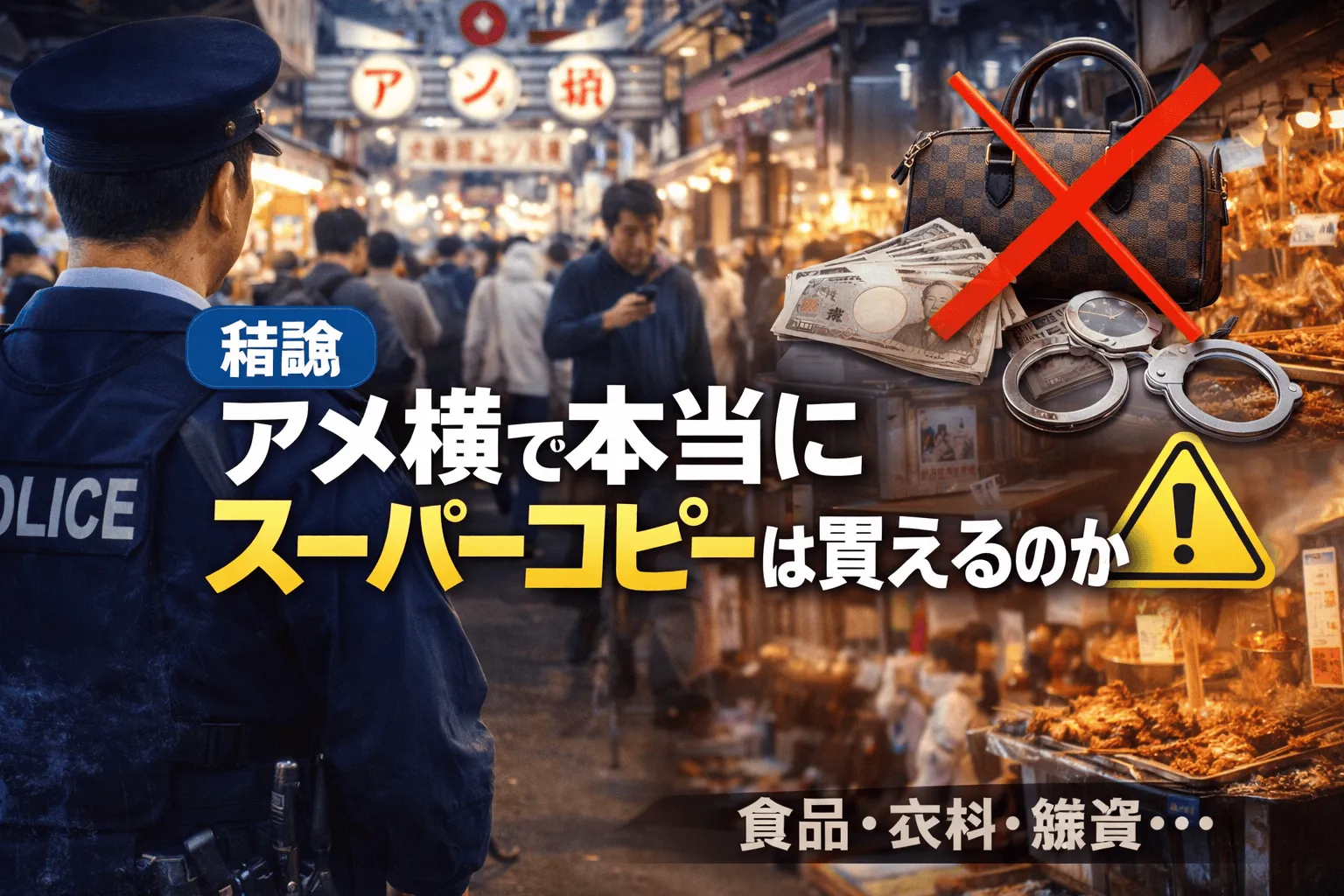 1 結論｜アメ横で本当にスーパーコピーは買えるのか1421.webp