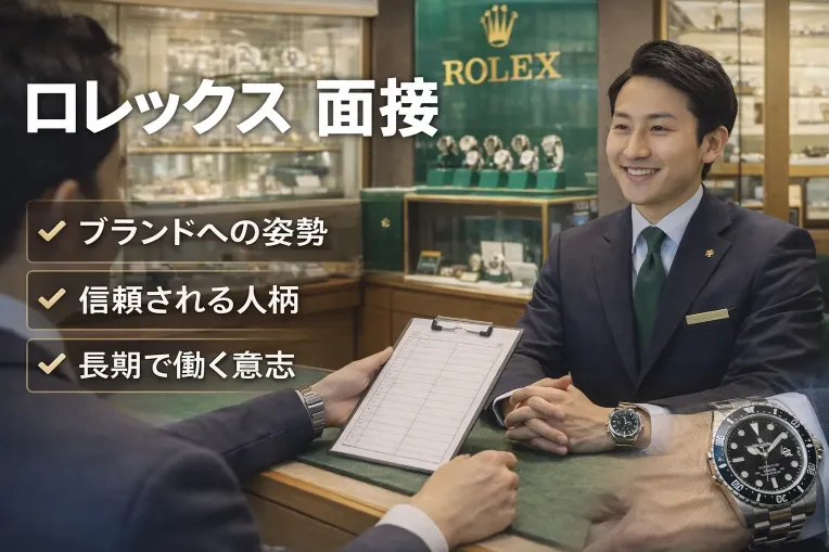 ロレックスの面接で何が見られているのか｜落ちる理由・店員の本音・年収・採用の現実まで