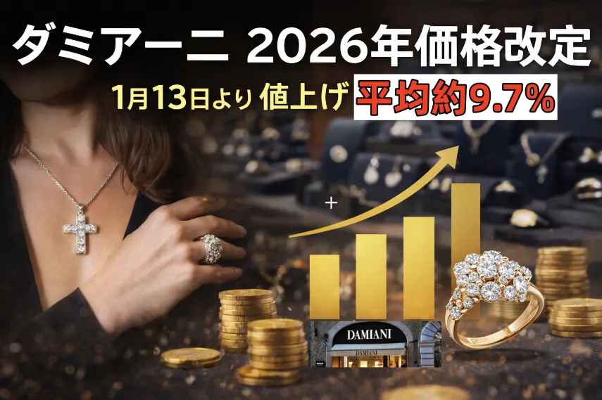 ダミアーニ 2026年価格改定｜1月13日から値上げ、平均約9.7%の影響とは