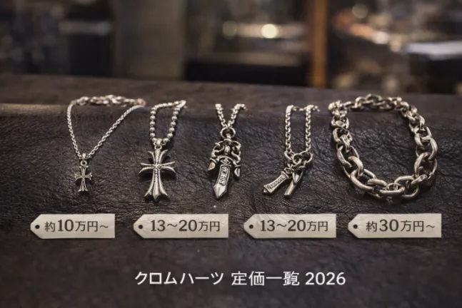 2. クロムハーツ定価一覧｜主要モデル・人気シリーズ別の最新価格目安（2026年版）.webp