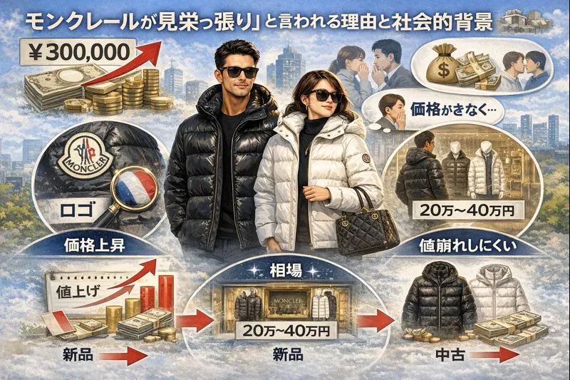 1. モンクレールが「見栄っ張り」と言われる理由と社会的背景.webp