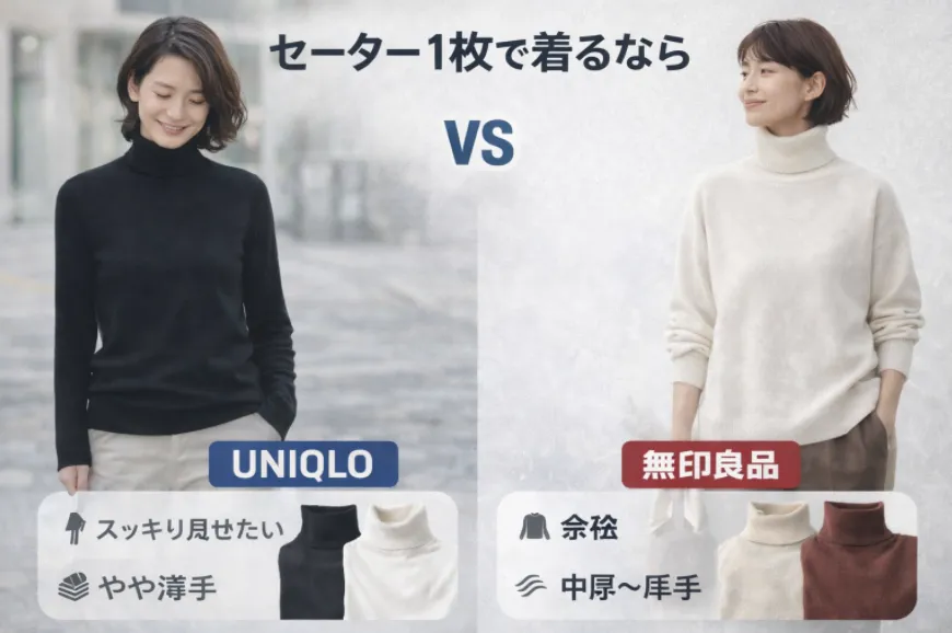 8. セーターとして一枚で着るならどちらが向いているか.webp