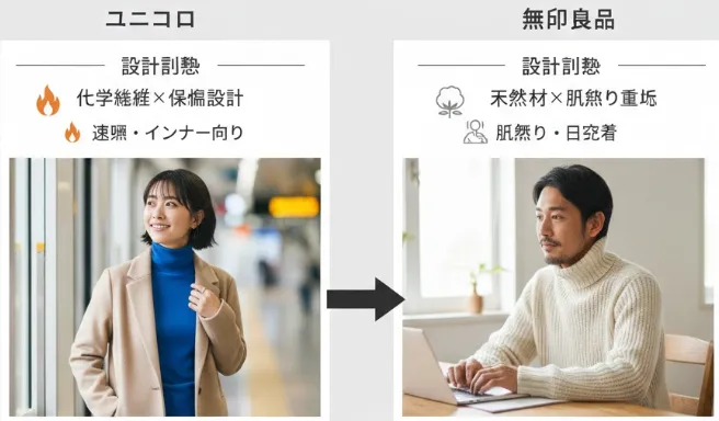 3. 素材と着心地の差｜ヒートテック vs 天然素材.webp