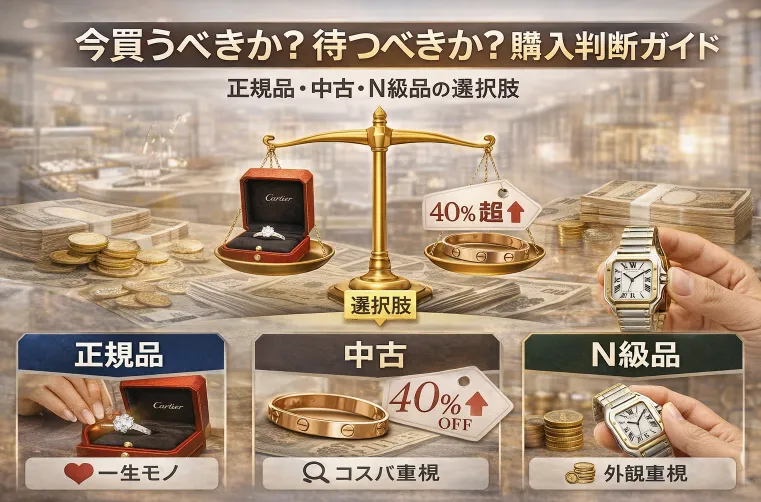 4. 今買うべきか？待つべきか？購入判断ガイド（正規品・中古・N級品の選択肢）.webp