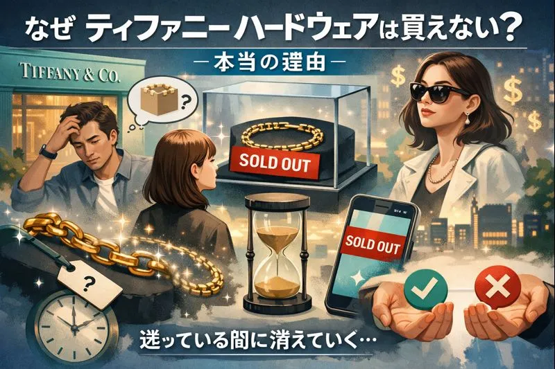 ティファニー ハードウェア、全然買えない？.webp