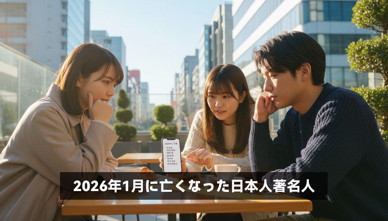 2026年1月に亡くなった日本人著名人