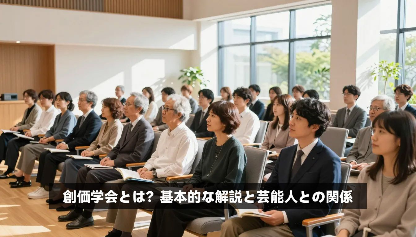 創価学会とは？基本的な解説と芸能人との関係