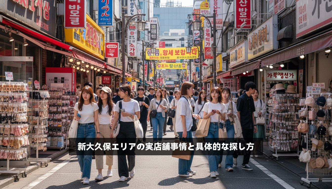 新大久保エリアの実店舗事情と具体的な探し方