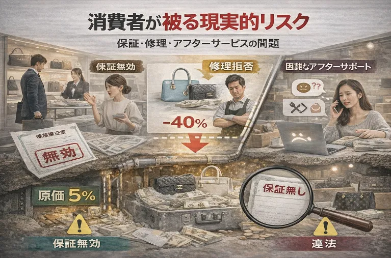7. 消費者が被る現実的リスク｜保証・修理・アフターサービスの問題.webp