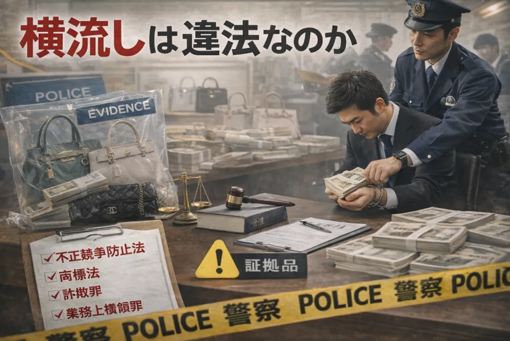 2. 横流しは違法なのか｜日本における法律上の位置づけと実務判断.webp