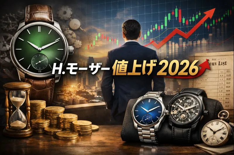 【最新情報】H.モーザー 値上げ 2026｜価格改定の背景・人気モデルへの影響・過去の価格推移・独立系高級時計としての価値と今後の買い時を徹底解説