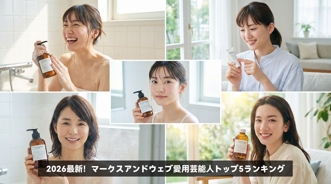 2026最新！マークスアンドウェブ愛用芸能人トップ5ランキング