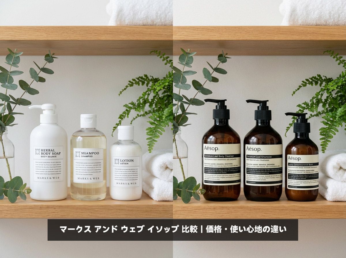 マークス アンド ウェブ イソップ 比較｜価格・使い心地の違い