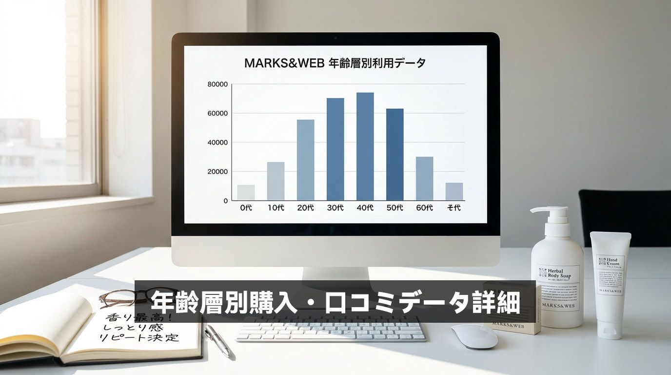 年齢層別購入・口コミデータ詳細