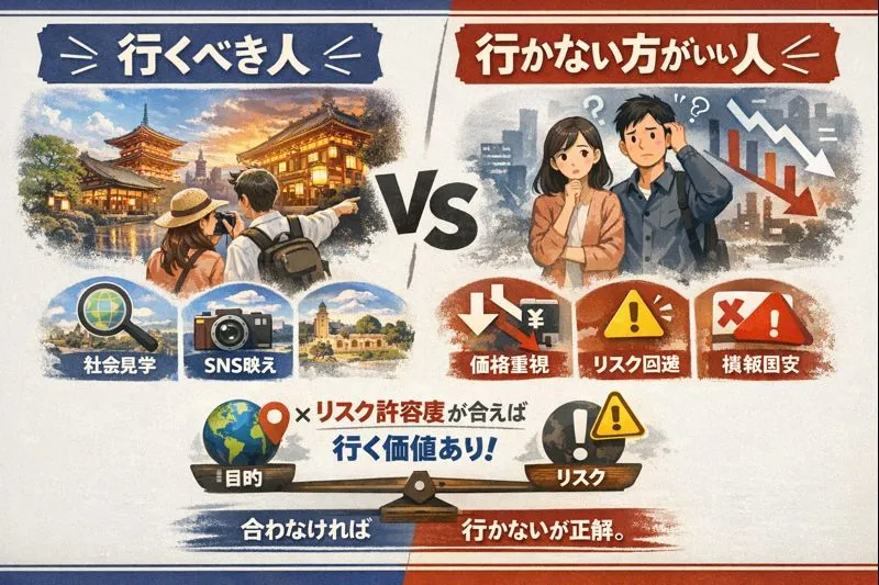 8. 行くべき人／行かない方がいい人｜旅行タイプ別の判断表.webp