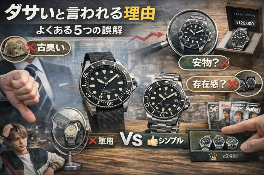 ダサいと言われる理由｜よくある5つの誤解.webp